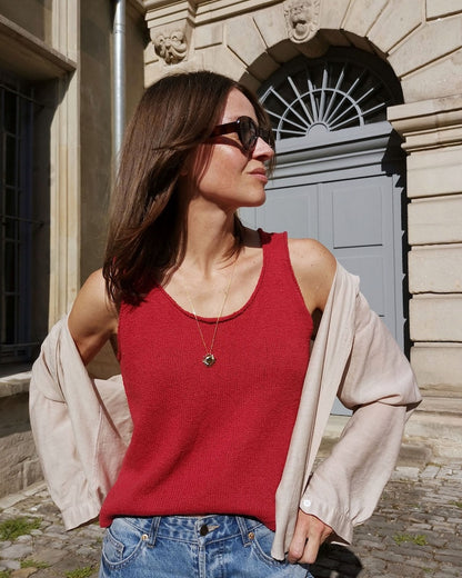 Gisèle Top | simple summer top made from Nepal by Pascuali