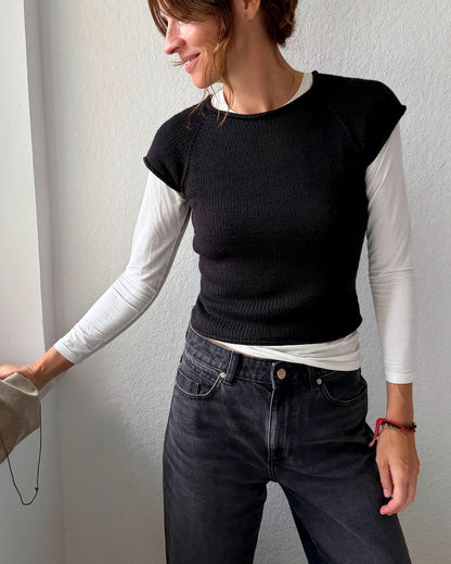 Mini Tee | enkel och utan tvekan vacker från Line av Sandnes Garn