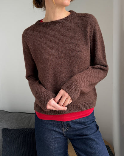 Suzie Sweater - tricoté avec un fil | Le pull polyvalent en Lovely Merino Treat de Rosy Green Wool
