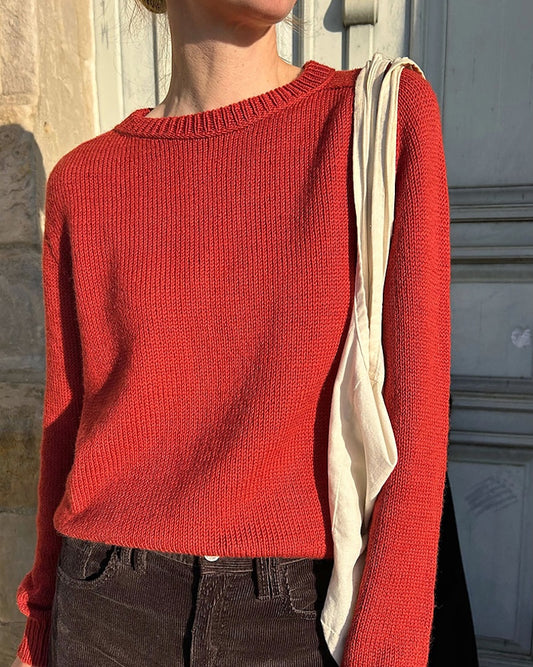 Suzie Sweater - tricoté avec un fil | Le pull polyvalent en Lovely Merino Treat de Rosy Green Wool