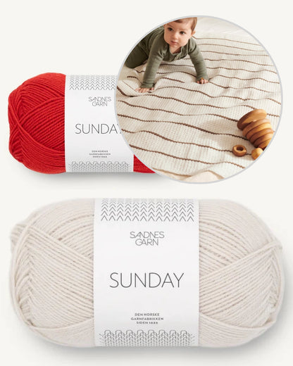 Paul's Perleribb Baby Blanket 
