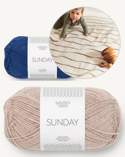 Paul's Perleribb Baby Blanket 