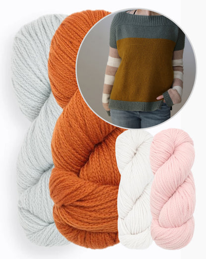 Peach Fuzz | kauniit värit, ylellisen pehmeä Woolfolkin Far-langasta