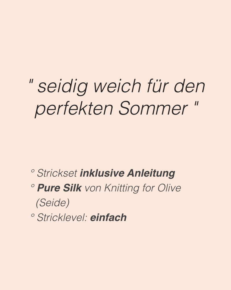 Mini-Tuch Perfect Summer Silk von Rabea von gute-garne mit Pure Silk von Knitting for Olive 2