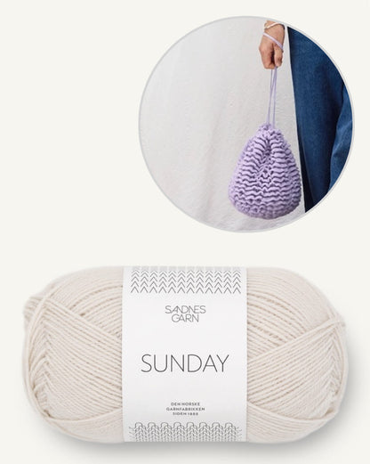 Petal Bucket Bag | easy gehäkelt aus Sunday von Sandnes Garn