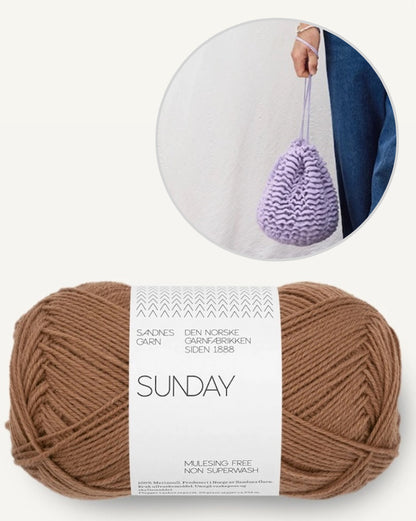 Petal Bucket Bag | easy gehäkelt aus Sunday von Sandnes Garn