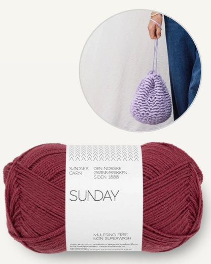 Petal Bucket Bag | easy gehäkelt aus Sunday von Sandnes Garn