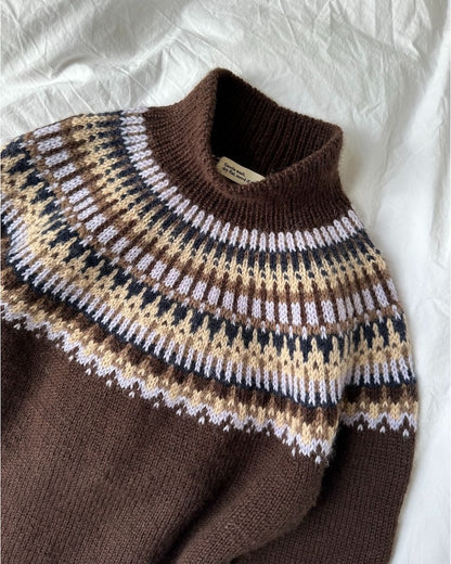 Celeste Sweater | simple Norwegian with Peer Gynt from Sandnes Garn 