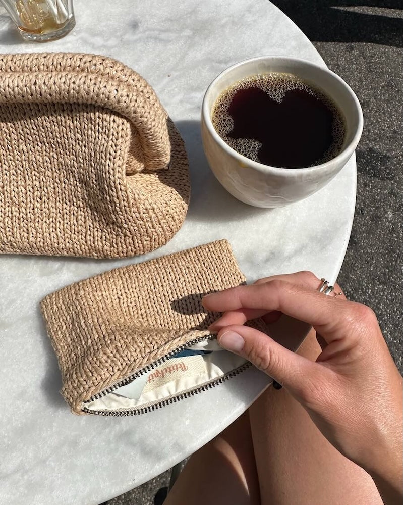 Cleo Clutch von PetiteKnit mit Crealino von Lang Yarns 6