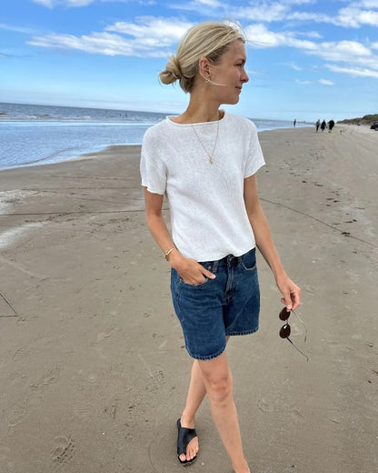 Cloud Tee - Silka Edition | scintillant et super doux en Silka de Cardiff Cashmere