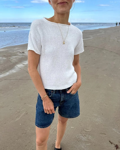 Cloud Tee - Silka Edition | scintillant et super doux en Silka de Cardiff Cashmere