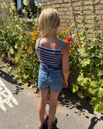 Emmy Top Kids | Raidallinen toppi hyvälle tuulelle Mandarin Petit -langasta Sandnes Garnilta