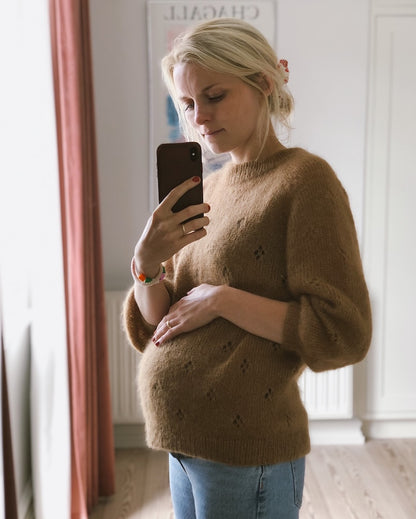 Fortune Sweater | delicate lucky charm made from Tynn Silk Mohair by Sandnes Garn