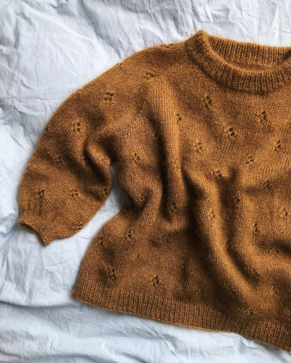 Fortune Sweater | delicate lucky charm made from Tynn Silk Mohair by Sandnes Garn