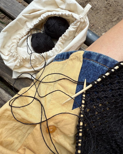 Pochette Juno - Lin | en Crealino de Lang Yarns