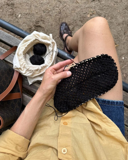 Pochette Juno - Lin | en Crealino de Lang Yarns