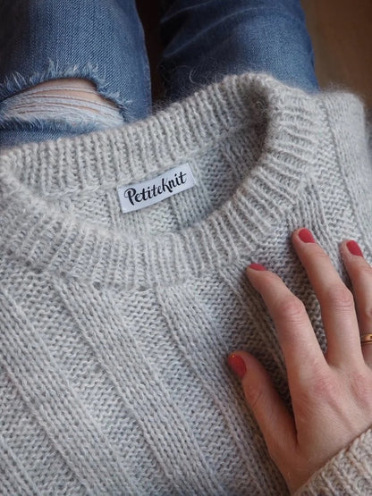Vertical Stripes Sweater | lang und weich aus Sunday und Tynn Silk Mohair von Sandnes Garn