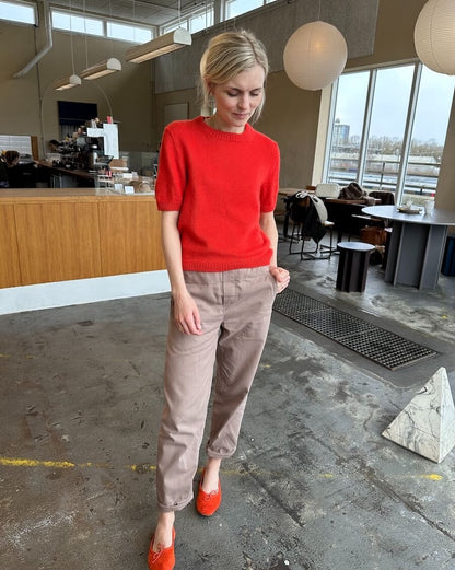 Poppy Tee | T-shirt merveilleusement doux en Classic Cashmere de Cardiff