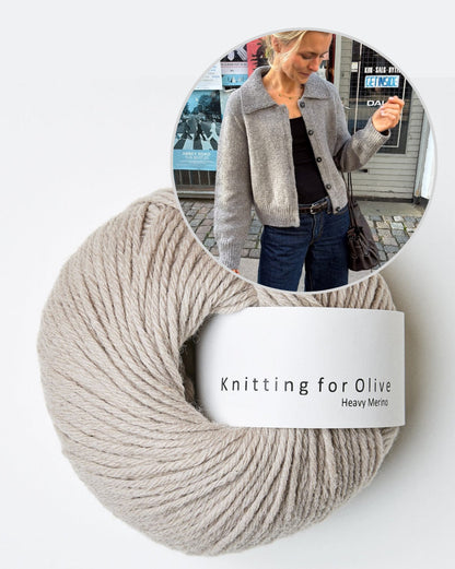 Petra Jacket | elegant warme Jacke aus Heavy Merino von Knitting for Olive