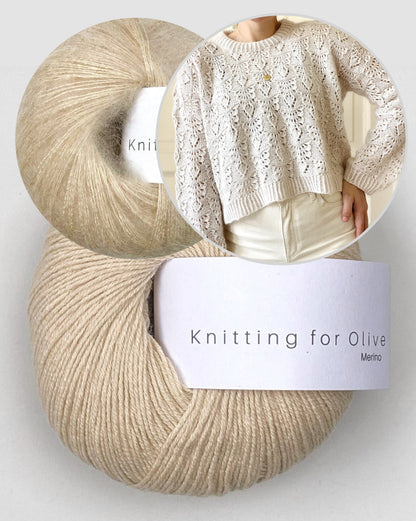 Kolibri by Johanna Pierre Sweater mit Merino und Soft Silk Mohair von Knitting for Olive 17