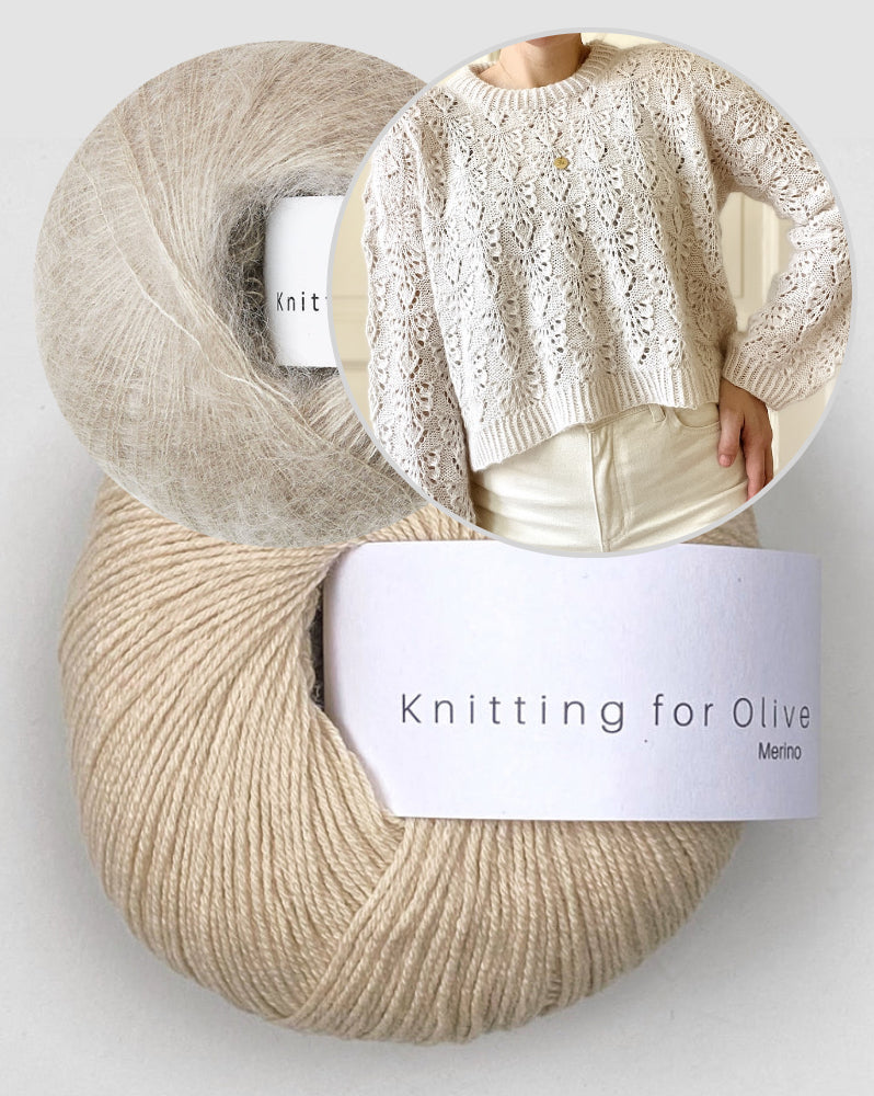 Kolibri by Johanna Pierre Sweater mit Merino und Soft Silk Mohair von Knitting for Olive 20