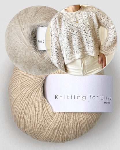 Kolibri by Johanna Pierre Sweater mit Merino und Soft Silk Mohair von Knitting for Olive 20