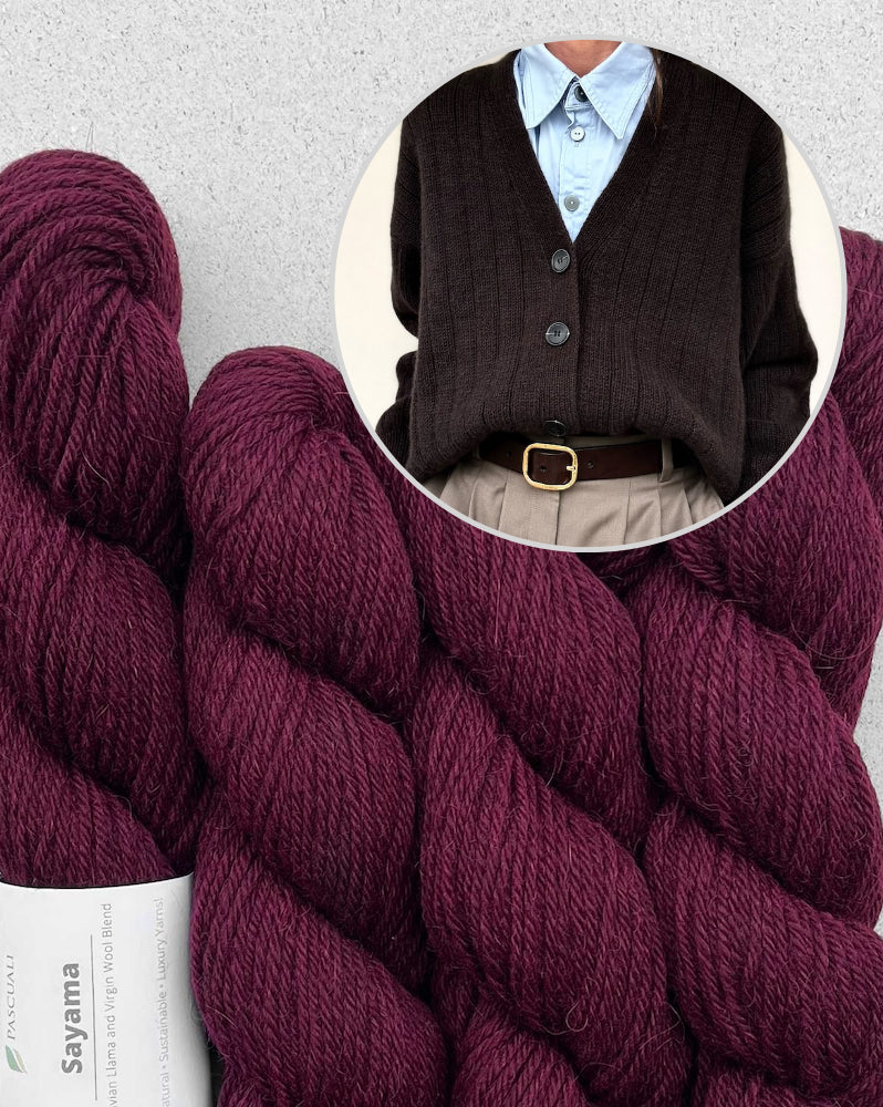 Cardigan a righe | classica e bella giacca Sayama di Pascuali