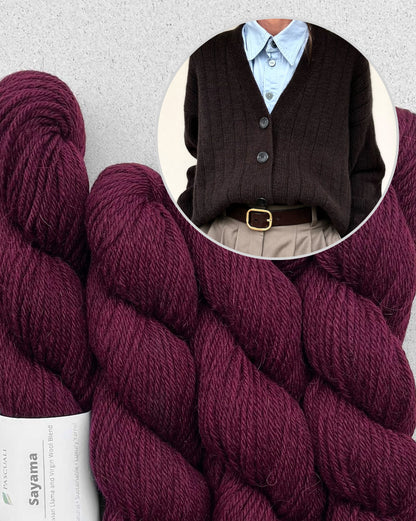 Cardigan a righe | classica e bella giacca Sayama di Pascuali