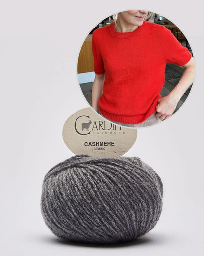 Poppy Tee | T-shirt merveilleusement doux en Classic Cashmere de Cardiff