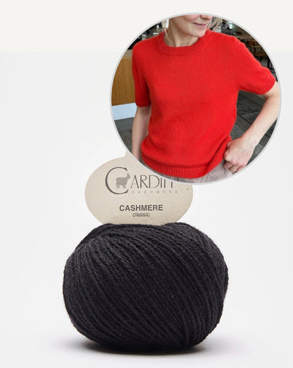 Poppy Tee | T-shirt merveilleusement doux en Classic Cashmere de Cardiff