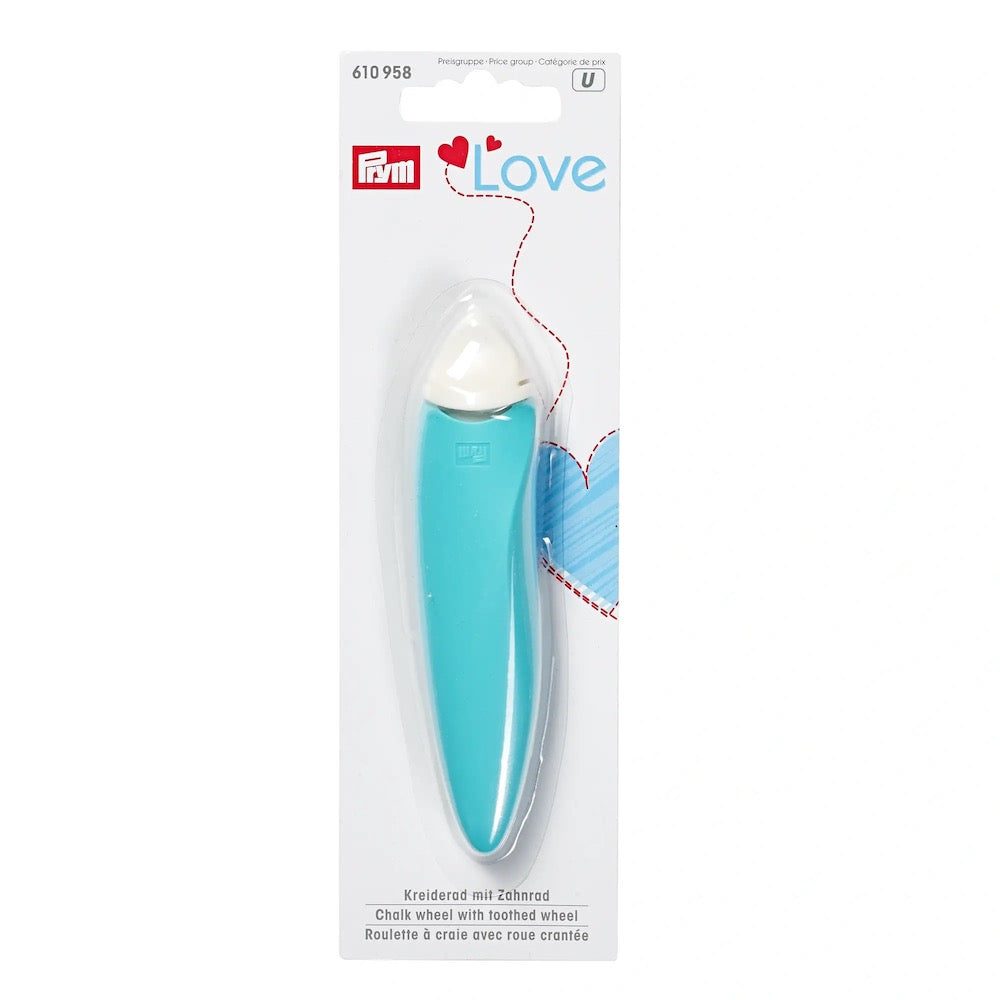 Prym, Kreiderad Stift, mint, Ansicht mit Verpackung