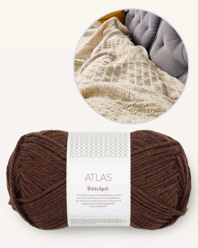 Rabea von gute-garne Jahresdecke mit Atlas von Sandnes Garn 25