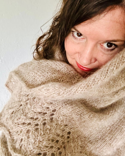 Kuscheltuch von Rabea von gute-garne mit Plötulopi und Tynn Silk Mohair von Sandnes Garn 9