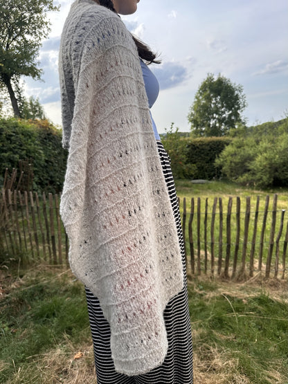 Cirrus Wrap von Rabea von gute-garne mit Cashmere Kumula von Gepard Garn 8