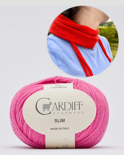 Morgennebel Scarf | minimalistically delicate made from Slim by Cardiff Cashmere