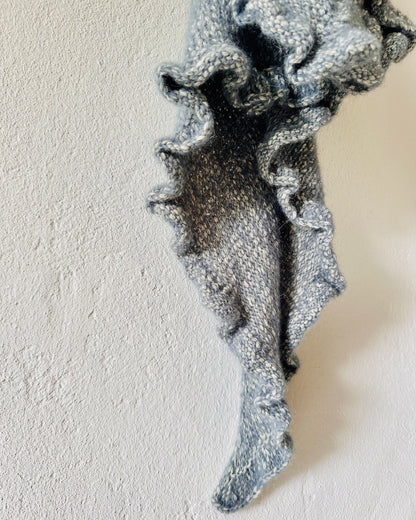 Ruffle Shawl | leicht mit lässiger Rüschenkante aus Le Coton & Alpaca von Biches & Bûches