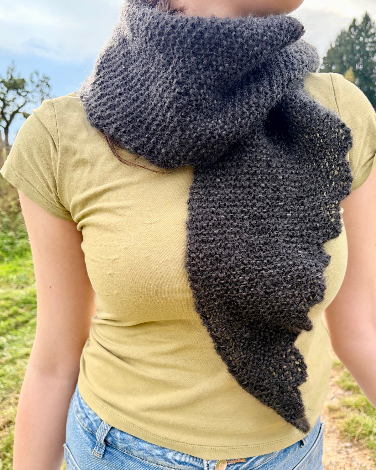 Sciarpa Morgennebel | morbida carezza in Le Gros Silk & Mohair di Biches & Bûches