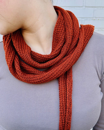 Pearl Summer Scarf | zartes Sommertuch aus Arctic Pearl von Pascuali