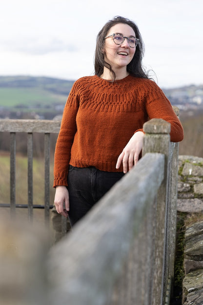 Ariundle Sweater | Delicate cable pattern from Fleece Bluefaced DK by West Yorkshire Spinners