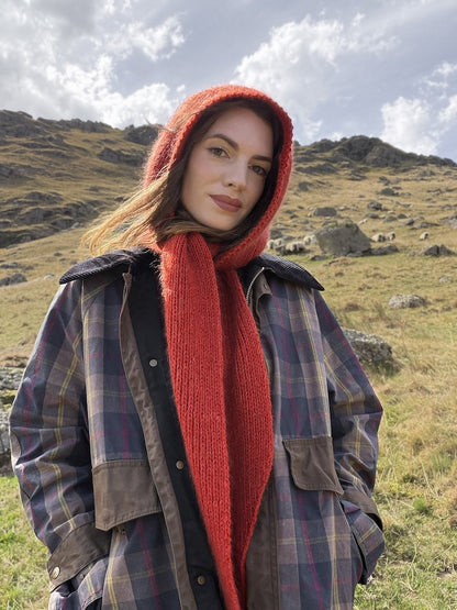 Briar Hood | romantischer Kapuzenschal aus Le Lambswool und Le Petit Silk & Mohair von Biches & Bûches