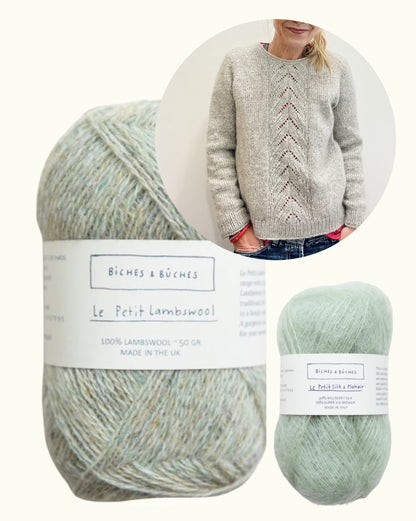 Tresse Sweater | romantisch aus Le Petit Lambswool und Le Petit Silk & Mohair von Biches & Bûches