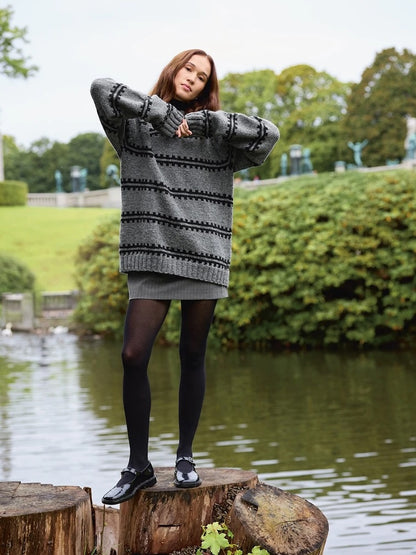 Ridge Sweater Man | Belles rayures d'Atlas de Sandnes Garn