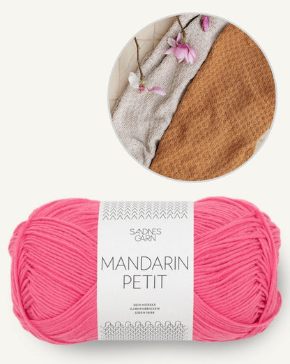 Rillchen Decke Baby - mit Gratisanleitung | leicht und anschmiegsam aus Mandarin Petit von Sandnes Garn