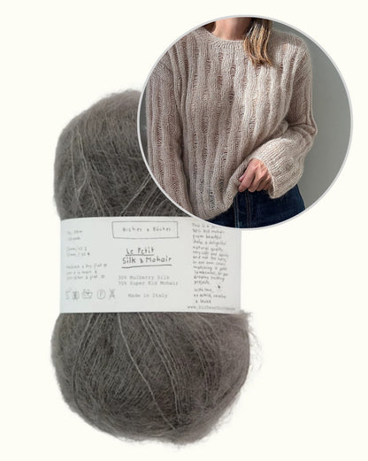 Ripple Loop Sweater | zarte Mohairbluse aus Le Petit Silk & Mohair von Biches & Bûches