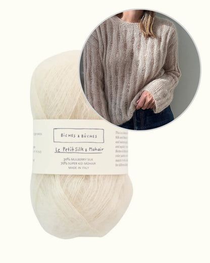 Ripple Loop Sweater | zarte Mohairbluse aus Le Petit Silk & Mohair von Biches & Bûches