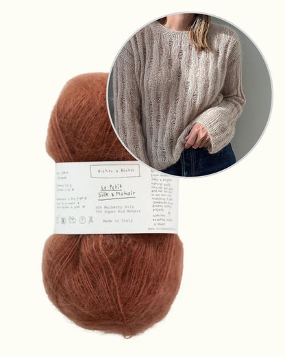Ripple Loop Sweater | zarte Mohairbluse aus Le Petit Silk & Mohair von Biches & Bûches