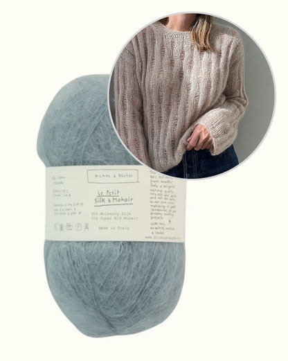 Ripple Loop Sweater | zarte Mohairbluse aus Le Petit Silk & Mohair von Biches & Bûches