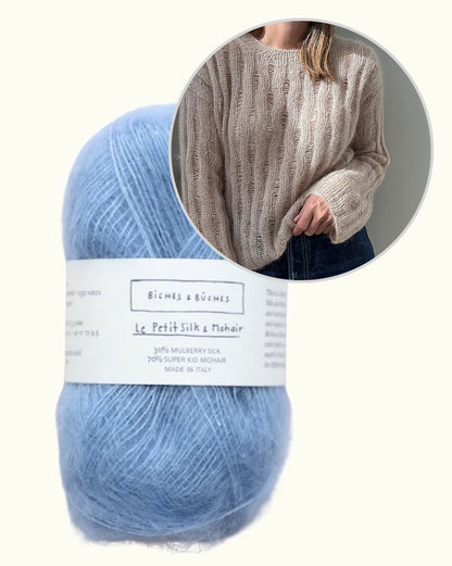 Ripple Loop Sweater | zarte Mohairbluse aus Le Petit Silk & Mohair von Biches & Bûches