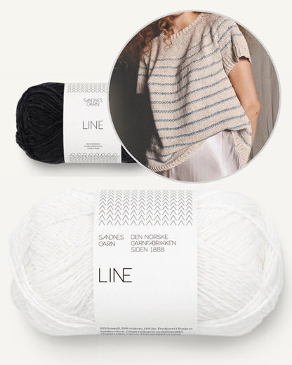 River Tee | lockeres Streifenshirt aus Line von Sandnes Garn