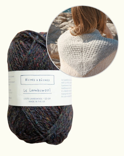 River Shawl | wunderschönes kleines Tuch aus Le Lambswool von Biches & Bûches